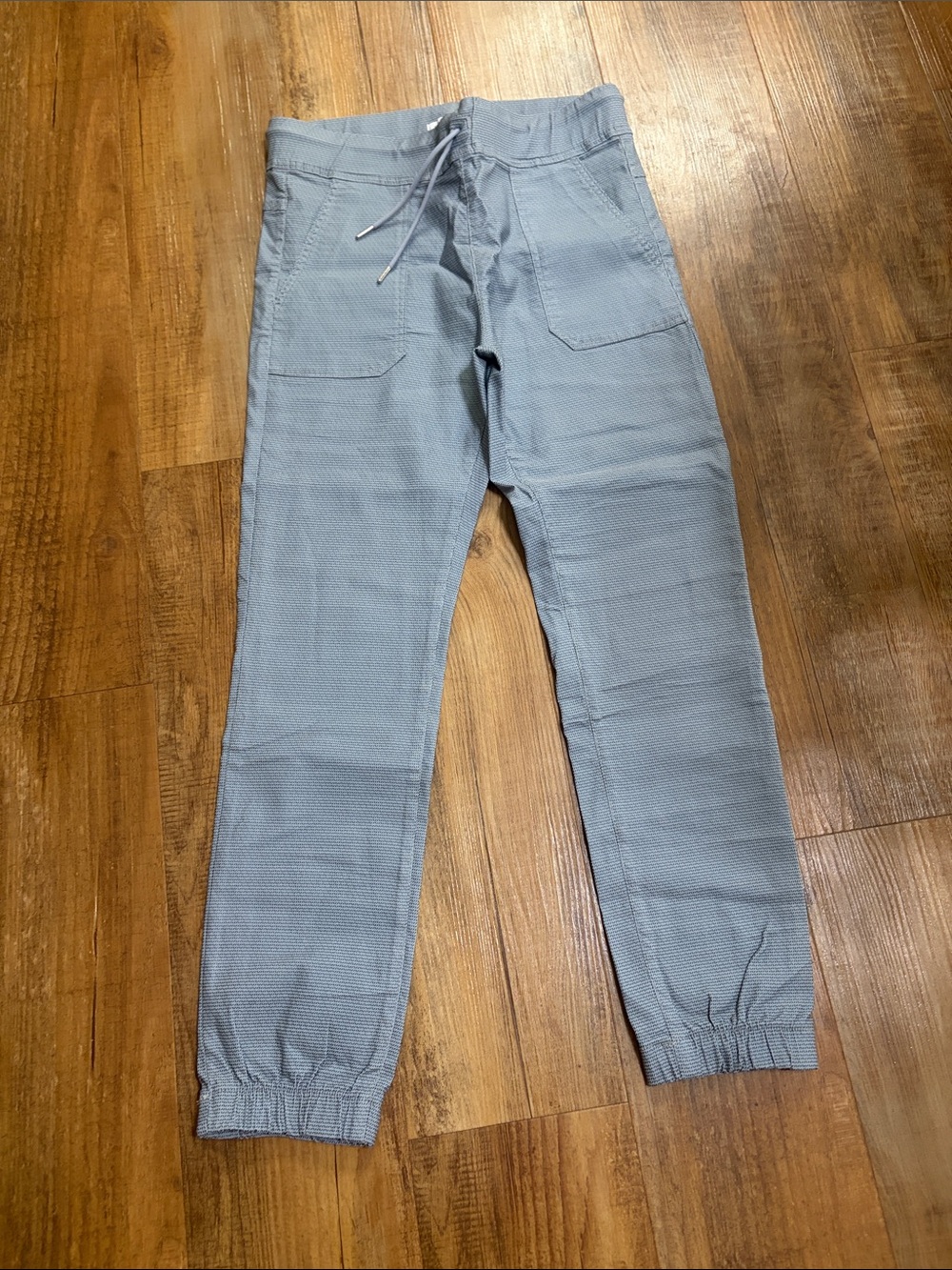 Flog slate blue & gray drawstring waist joggers size 29